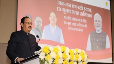 India News | Union Health Minister Nadda Engages Madhya Pradesh MPs to Accelerate TB-Mukt Bharat at Grassroots