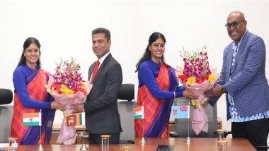 World News | MoS Anupriya Patel Holds Bilateral Health Talks with Sri Lanka, Fiji at 2nd WHO Traditional Medicine Summit