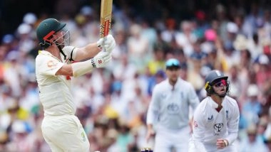 Sports News | Ashes 3rd Test: Head-Khawaja Partnership Puts Aussies on Top, Lead Exceeds 200 (Day 3, Tea)