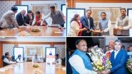 Business News | Odisha Investor Meet in Hyderabad Led by CM Majhi Draws Rs 19,500 Crore Investment Intentions, Jobs in Thousands