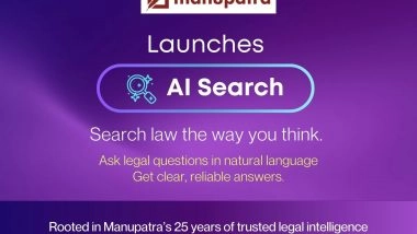 Business News | Manupatra Unveils AI Search, Once Again Redefining the Future of Legal Research in India