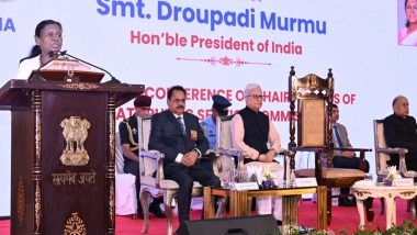 India News | President Droupadi Murmu Inaugurates National Conference of Public Service Commission Chairpersons in Hyderabad