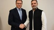 World News | Rahul Gandhi Meets German Environment Minister in Berlin, Discusses Climate Challenges Across World