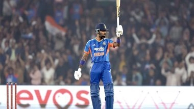Sports News | Hardik Pandya Completes 2000 Runs in T20Is, Smashes Second-fastest Fifty for India in Shortest Format