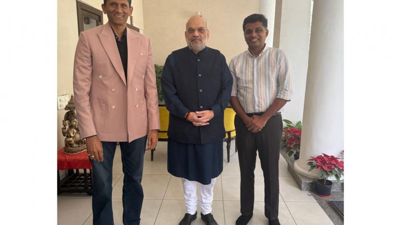 Sports News | KSCA President Venkatesh Prasad Meets Amit Shah, Jay Shah in New Delhi