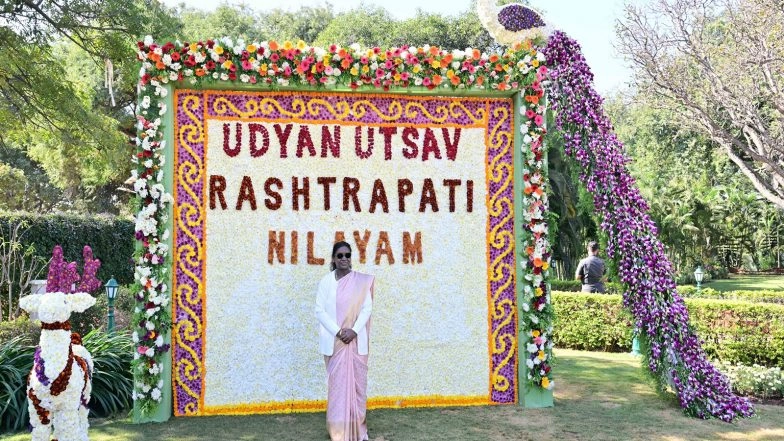 India News | President Murmu Reviews Preparations for Opening of Second Edition of Udyan Utsav at Rashtrapati Nilayam in Hyderabad