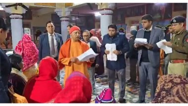 India News | CM Yogi Adityanath Holds Janta Darbar in UP's Gorakhpur