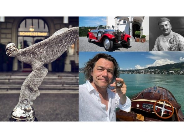 Business News | Indian Diamond Artistry Meets Automotive Heritage in a Maharaja-Owned 1927 Rolls-Royce Phantom