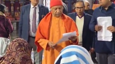 India News | Janata Darshan: Yogi Adityanath Listens to Grievances from 250 People, Orders Action Against Fraudsters