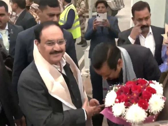 India News | Uttar Pradesh: JP Nadda Arrives in Lucknow to Attend 21st Convocation of King George's Medical University