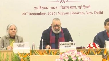India News | Union Minister Giriraj Singh Attends First Coordination Committee Meeting of Textile Research Associations