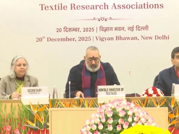 India News | Union Minister Giriraj Singh Attends First Coordination Committee Meeting of Textile Research Associations