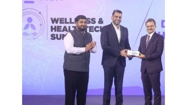 Business News | Ishant Agarwal Honoured for HR Visionary Leadership at Wellness and HealthTech Summit