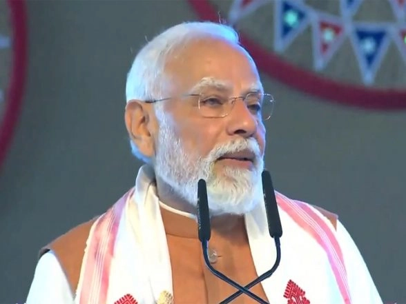 India News | PM Modi Targets Congress, Says It Was Becoming Part of Conspiracy Before Independence to End Identity of Assam
