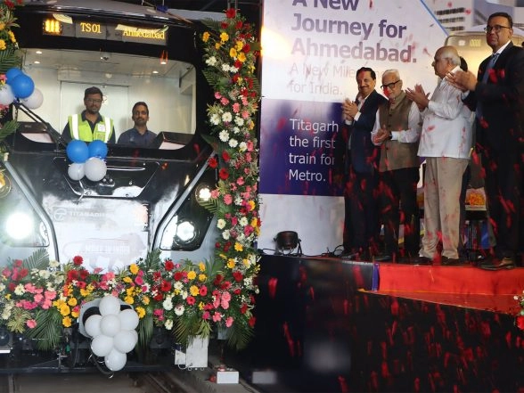 India News | Ahmedabad Gets First 'Make in India' Metro Train, CM Bhupendra Patel Flags off Indigenous Coaches from Kolkata