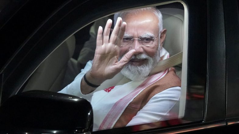 India News | Assam: PM Modi to Interact with 25 Meritorious Students During 'Pariksha Pe Charcha' on Brahmaputra River Cruise