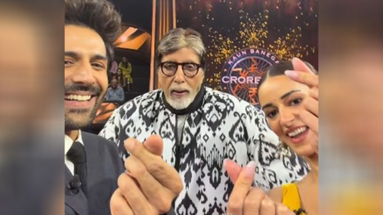 Entertainment News |  Tu Meri Main Tera...!! Big B Turns Kartik, Ananya's Film Title into Tongue Twister