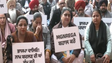 India News | Punjab Pradesh Congress Committee Protest Against VB-G RAM G Bill in Mohali