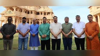 India News | Himachal Pradesh Legislative Assembly's Estimates Committee Visits Somnath Jyotirlinga in Gujarat