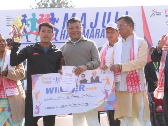 India News | Assam: Pabitra Margherita Inaugurates Sansad Khel Mahotsav in Jorhat