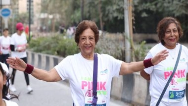 Sports News | Pinkathon Mumbai's Landmark 10th Edition Draws over 5,300 Women; Sets Record with 115 Visually Impaired Runners