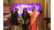 Business News | KCG College Student Rithika S K Wins the 9th IET India Scholarship Award for Solar-powered Healthcare Solution
