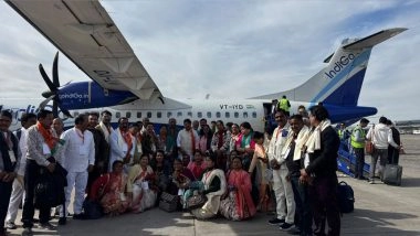India News | MP Minister Kailash Vijayvargiya Enables First-ever Air Journey for 40 Economically Weaker People with Indore-Rewa Flight