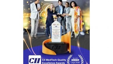 Business News | Shalya's Silver Win at CII MedTech Quality Excellence Awards 2025 Marks Its Entry into India's MedTech Big League