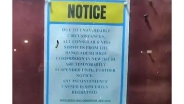 Bangladesh High Commission in Delhi Temporarily Suspends Visa Services Amid Tense Ties