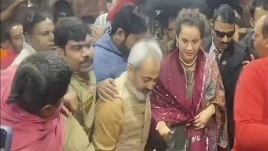 Entertainment News | Kangana Ranaut Offers Prayers at Baba Baidyanath Dham in Deoghar