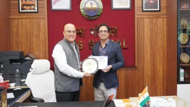 India News | AIIMS Bhopal's Dr Babu Lal Receives Young Scientist Award 2025 for Innovative Organ Donation Research