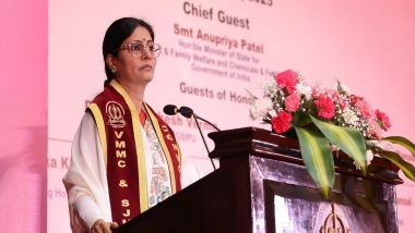 India News | Uphold Ethical Medical Practice: Union MoS Anupriya Patel Tells Graduating Students at VMMC Convocation