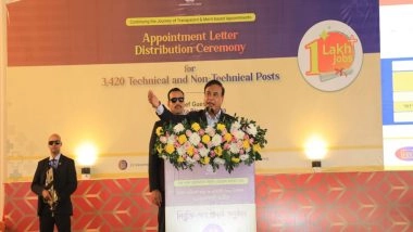 India News | Assam CM Sarma Hands over Appointment Letters to 3,420 Candidates in Health Sector