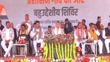 India News | Uttarakhand CM Pushkar Singh Dhami Lays Foundation Stones for 32 Projects Worth Rs 77.25 Crore in Almora