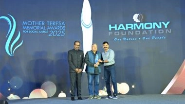 Business News | 21st Mother Teresa Memorial Awards for Social Justice Honour Global Guardians of Humanity