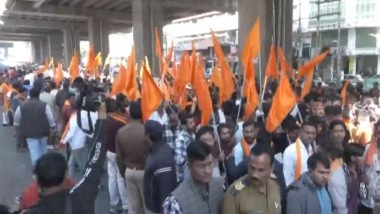 India News | MP: Vishva Hindu Parishad, Bajrang Dal Hold Protest in Bhopal over Atrocities Against Hindus in Bangladesh