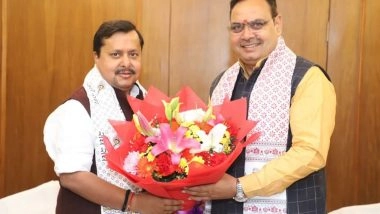 India News | Rajasthan's Growth Blueprint Discussed as Bhajanlal Sharma Meets New BJP Working President Nitin Nabin