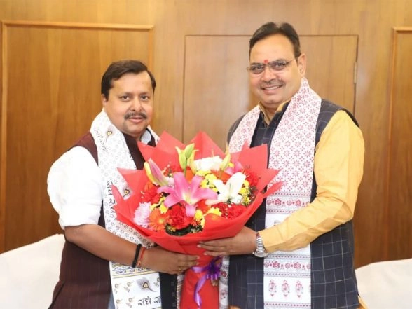 India News | Rajasthan's Growth Blueprint Discussed as Bhajanlal Sharma Meets New BJP Working President Nitin Nabin