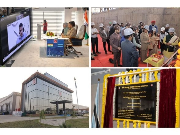 Business News | Gujarat's Deputy CM Harsh Sanghavi Inaugurates KP Green Engineering's Matar Facility