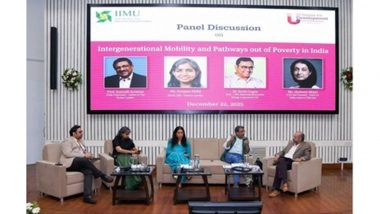 Business News | CDPM, IIM Udaipur Hosts Panel Discussion on Intergenerational Mobility and Pathways out of Poverty in India