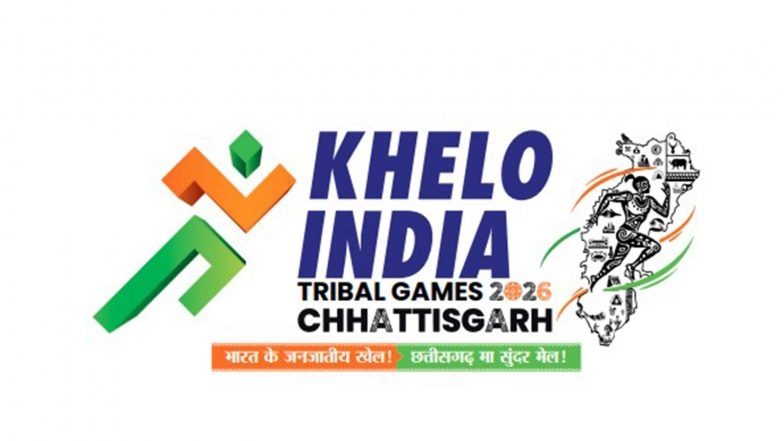 Sports News | Khelo India Tribal Games 2026 Logo, Theme Song, Mascot Unveiled in Bilaspur