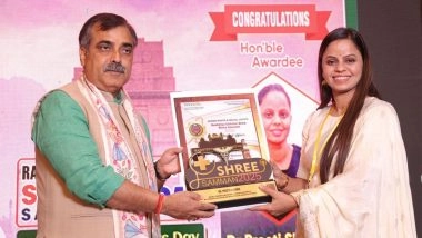 Business News | Dentwin India Celebrates National Recognition at Rashtriya Chikitsa Sewa Shree Samman Ceremony