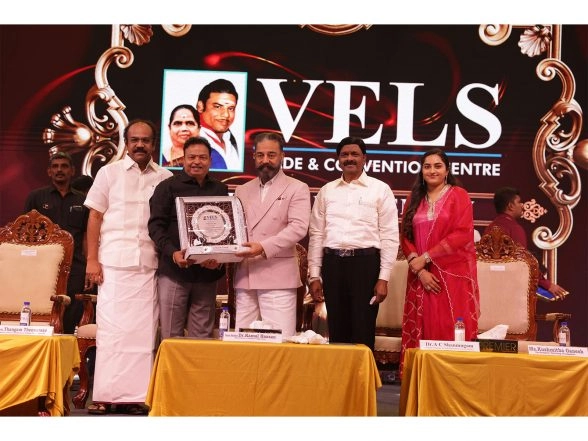 Business News | VELS Trade & Convention Centre Inaugurated in Chennai; Thangam Thennarasu and Dr. Kamal Haasan Grace the Grand Opening