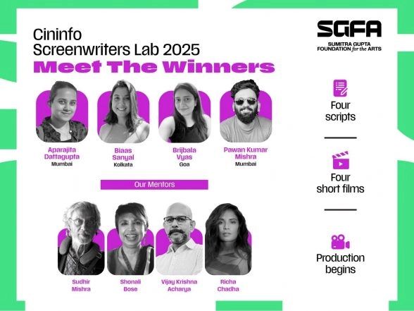 Business News | Cininfo Screenwriters Lab 2025 Announces Four Winners