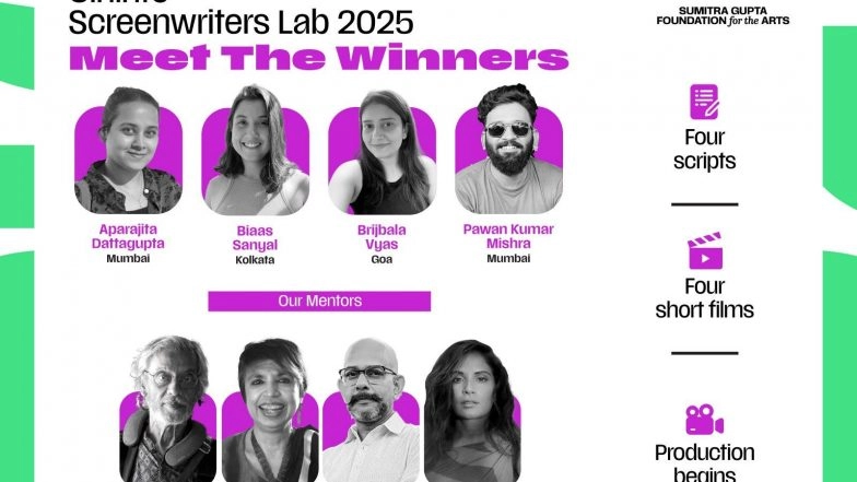 Business News | Cininfo Screenwriters Lab 2025 Announces Four Winners