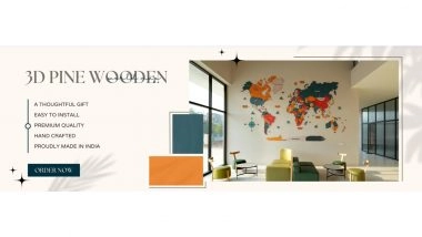 Business News | The Map Stores: An Emerging Leading Name in Wooden World Map Design
