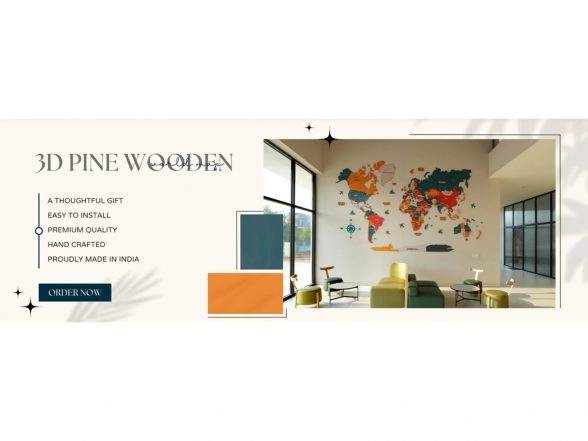 Business News | The Map Stores: An Emerging Leading Name in Wooden World Map Design