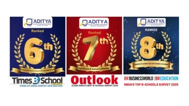 Business News | Consistent Academic Performance Places Aditya School of Business Management Among Mumbai's Best