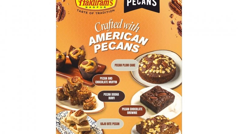 Business News | American Pecans Partners with Haldiram's Nagpur to Launch a Special Festive Dessert Collection in Mumbai and Nagpur