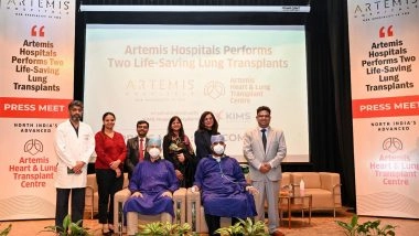 Business News | Two Life-Saving Lung Transplants Give New Breath to Patients at Artemis Hospitals